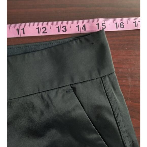 Athleta Radiant Jogger Pants Women's Sz 4 Black Satin Tapered Zip Leg Athleisure - Picture 7 of 16
